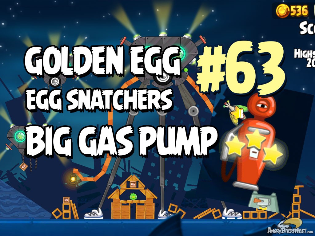 Angry Birds Seasons Invasion of the Egg Snatchers Golden Egg #63 Image