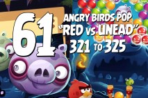 Angry Birds Pop Levels 321 to 325 Red vs The Undead Walkthroughs