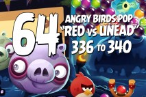 Angry Birds Pop Levels 336 to 340 Red vs The Undead Walkthroughs