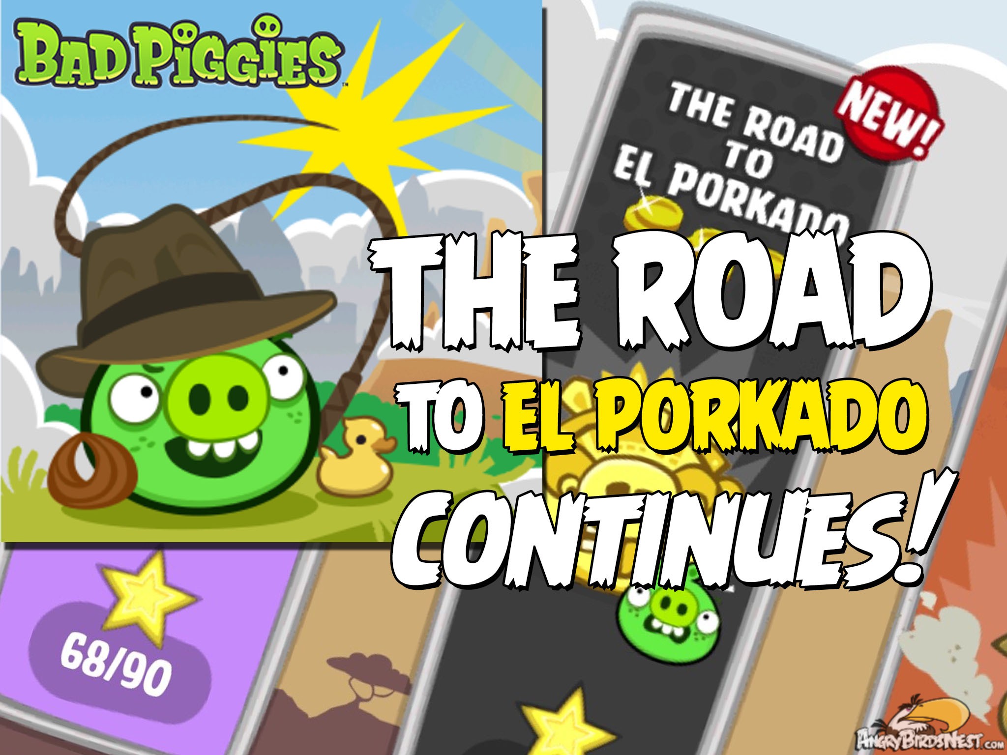 Bad Piggies Update The Road to el porkado continues Feature Image