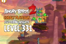 Angry Birds 2 Level 331 Cobalt Plateaus Fluttering Heights 3-Star Walkthrough