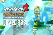 Angry Birds 2 Level 333 Cobalt Plateaus Fluttering Heights 3-Star Walkthrough