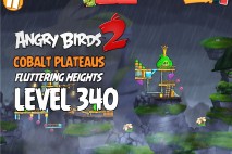 Angry Birds 2 King Level 340 Boss Fight Walkthrough – Cobalt Plateaus Fluttering Heights