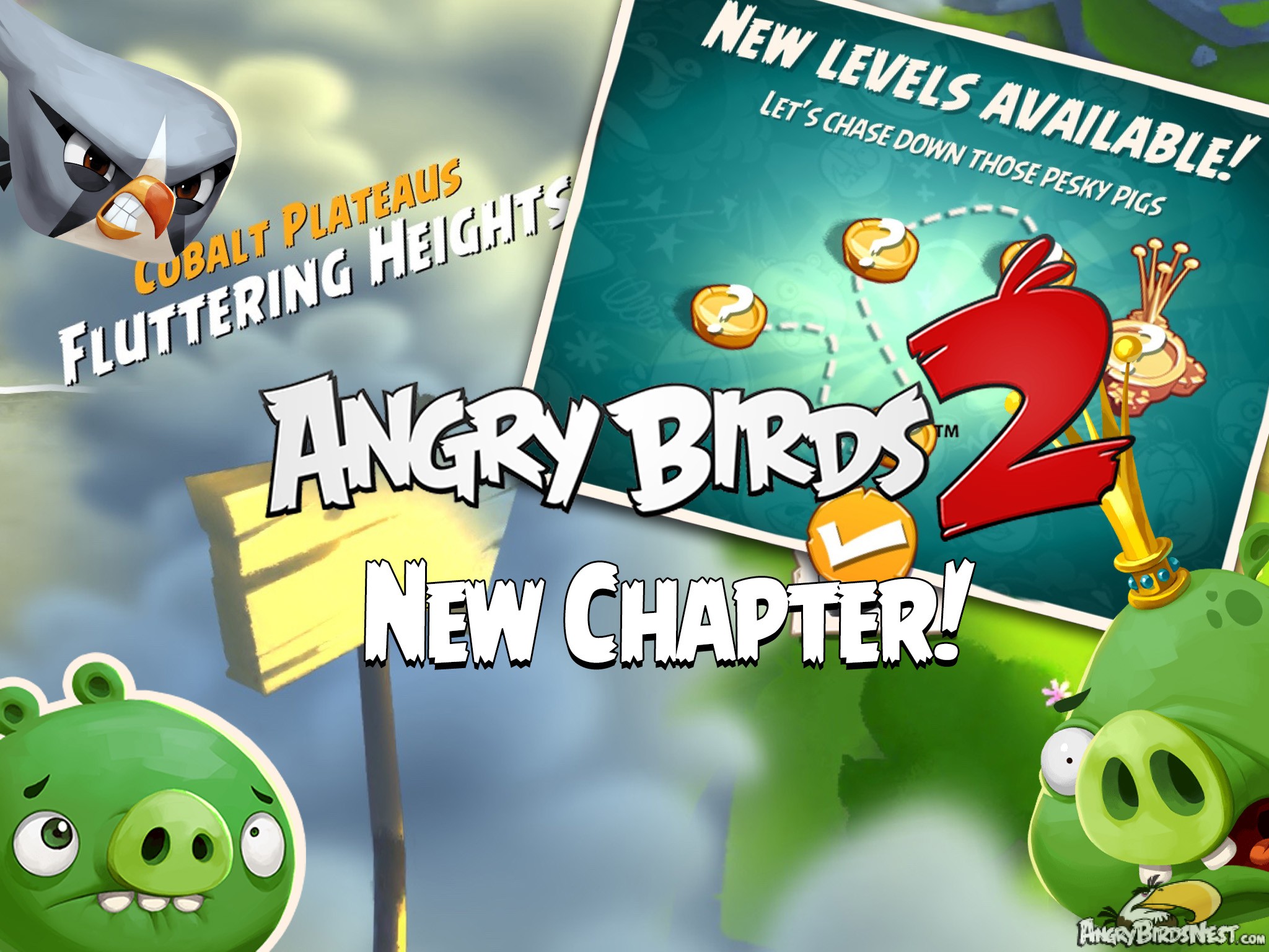 Angry Birds 2 Update Fluttering Heights Feature Image