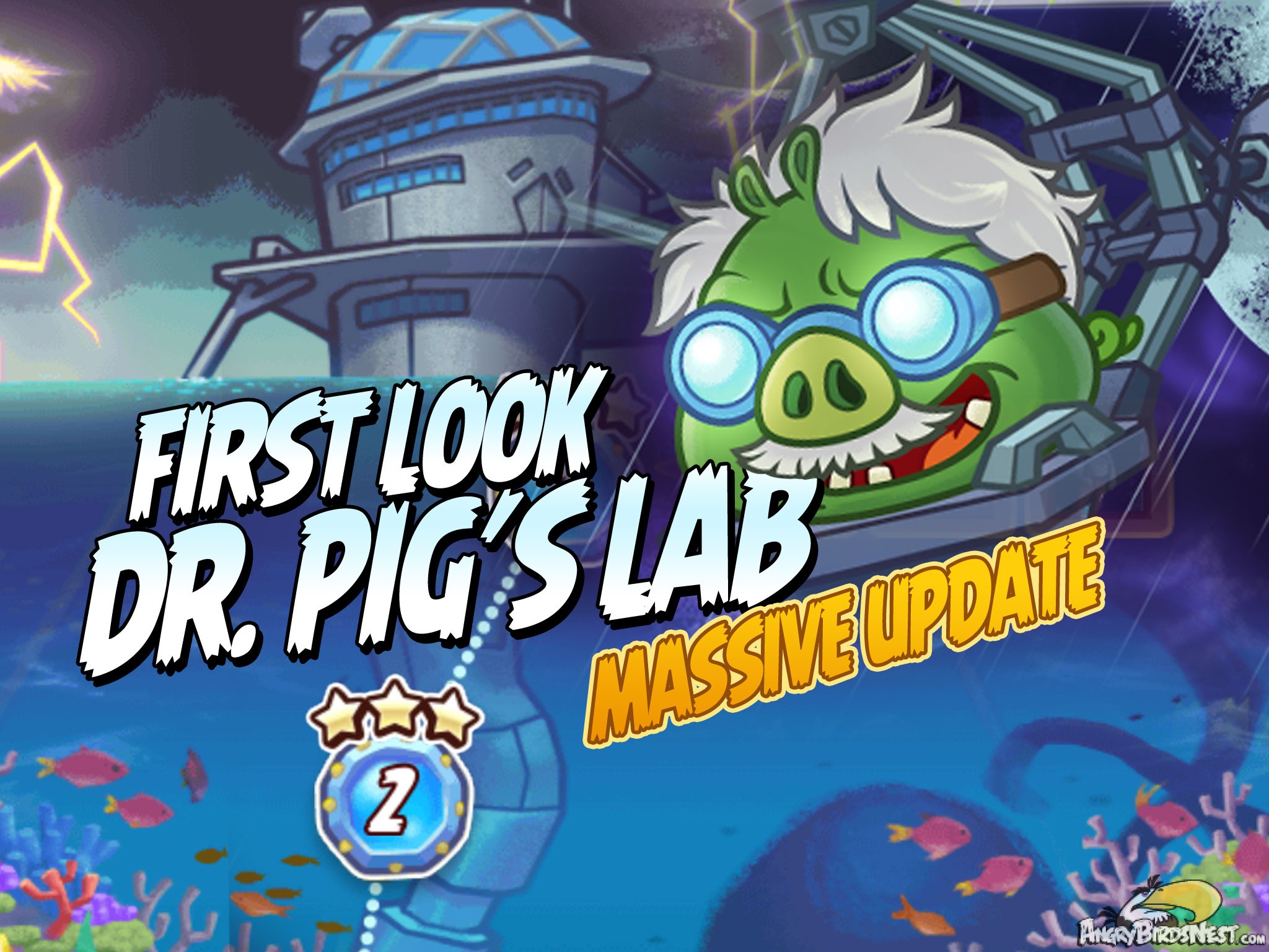 Angry Birds Fight Update - First Look at Dr. Pig's Lab Featured Image