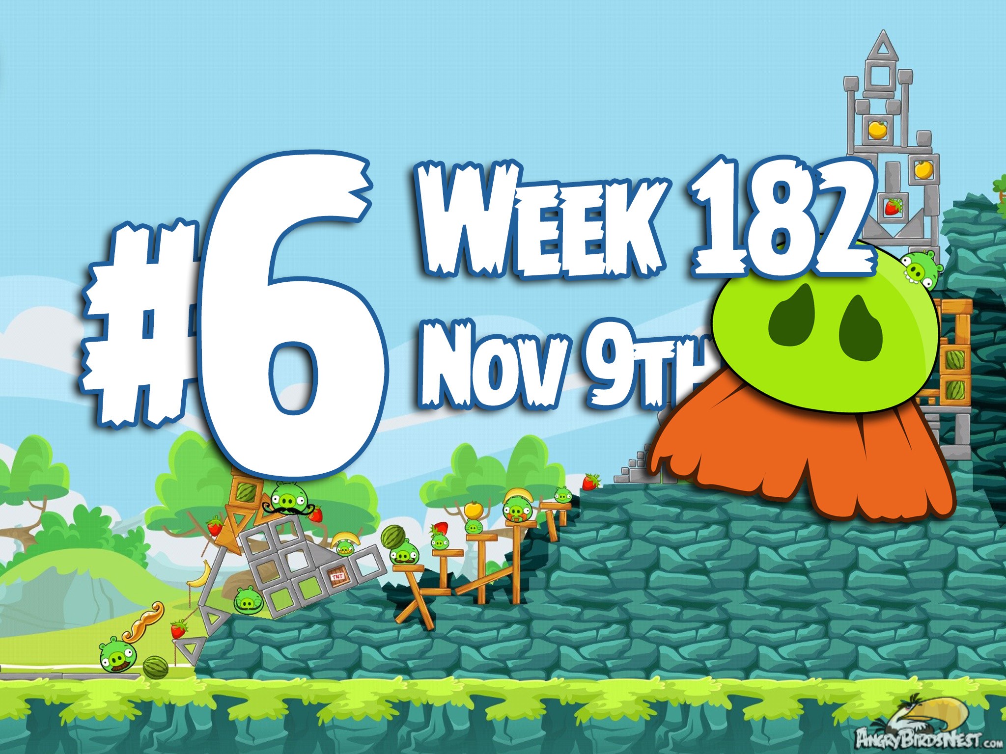 Angry Birds Friends Tournament Week 182 Level 6