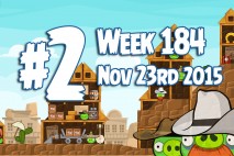 Angry Birds Friends 2015 Wild West Tournament Level 2 Week 184 Walkthrough