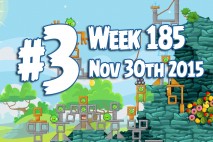 Angry Birds Friends 2015 Tournament Level 3 Week 185 Walkthrough