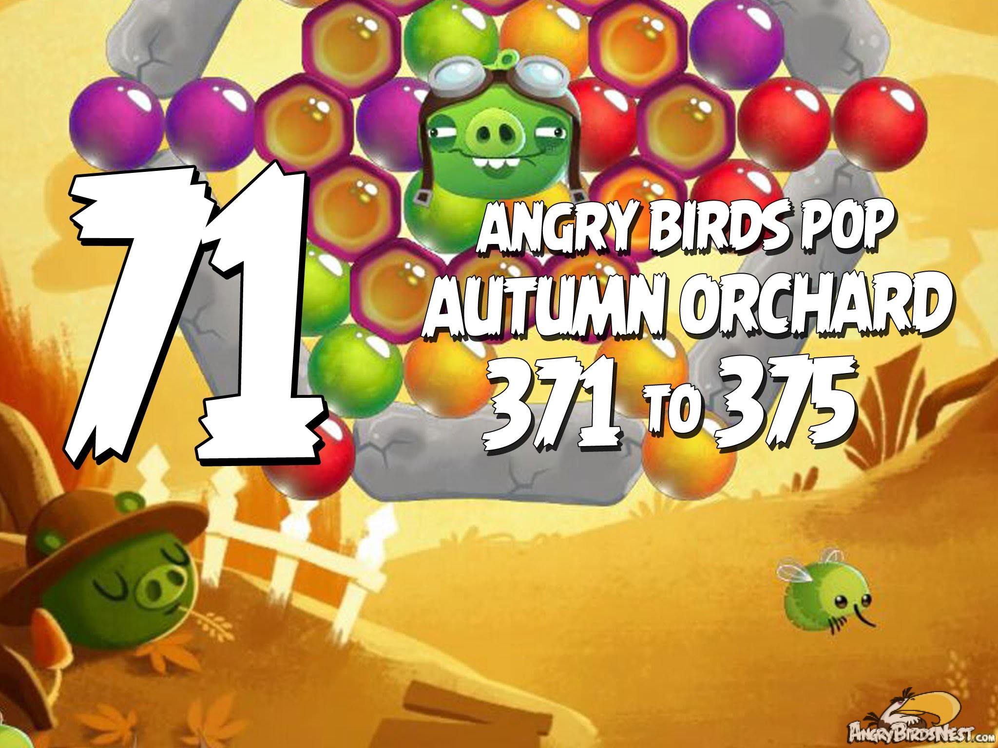 Angry Birds Pop Part 71 - Autumn Orchard