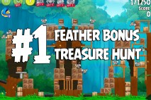 Angry Birds Rio Treasure Hunt Feather Bonus Walkthrough Level 1