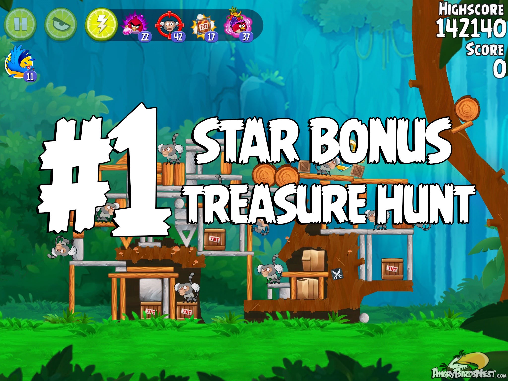 Angry Birds Rio Treasure Hunt Star Bonus #1 copy