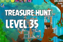 Angry Birds Rio Treasure Hunt Walkthrough Level #35