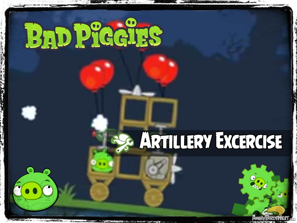Bad Piggies 15 - Pigineering Field Artillery Exercise
