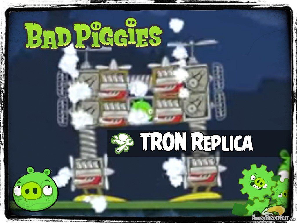 Bad Piggies 21 - Pigineering Tron Recognizer Replica