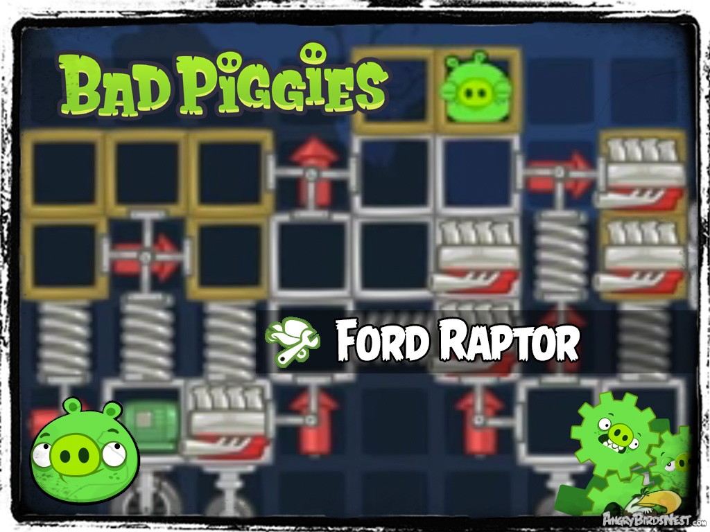 Bad Piggies 28 - Pigineering Ford Raptor Replica - Jump Tests