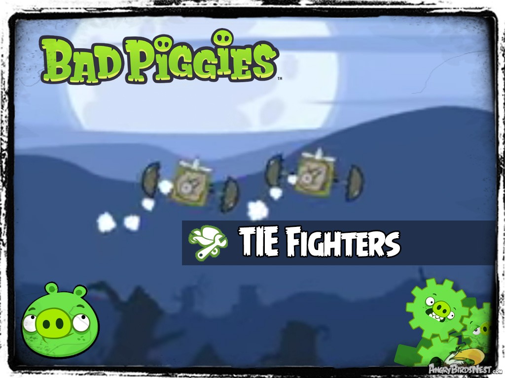 Bad Piggies 29 - Pigineering Radio Control TIE Fighter and Flying Oil Tanker