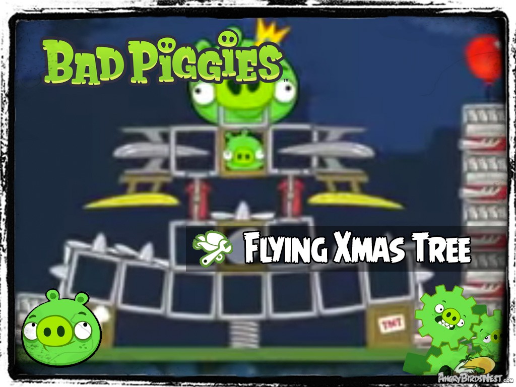 Bad Piggies 30 - Pigineering Magic Flying Christmas Tree