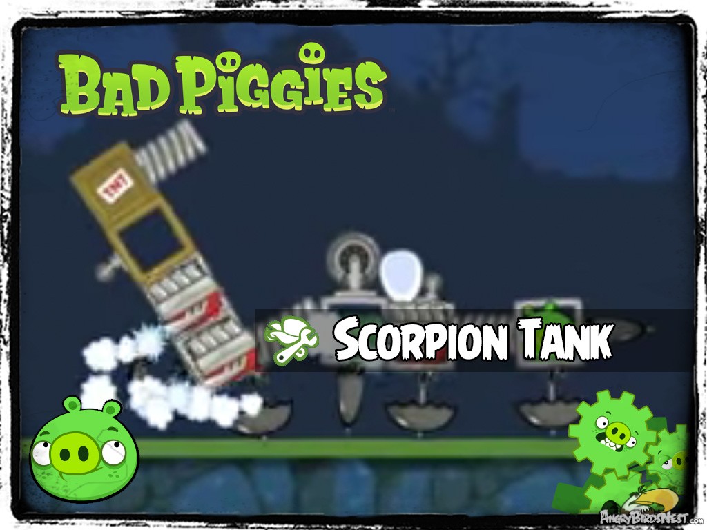 Bad Piggies 31 - Pigineering Scorpion Tank vs ROFLcopter