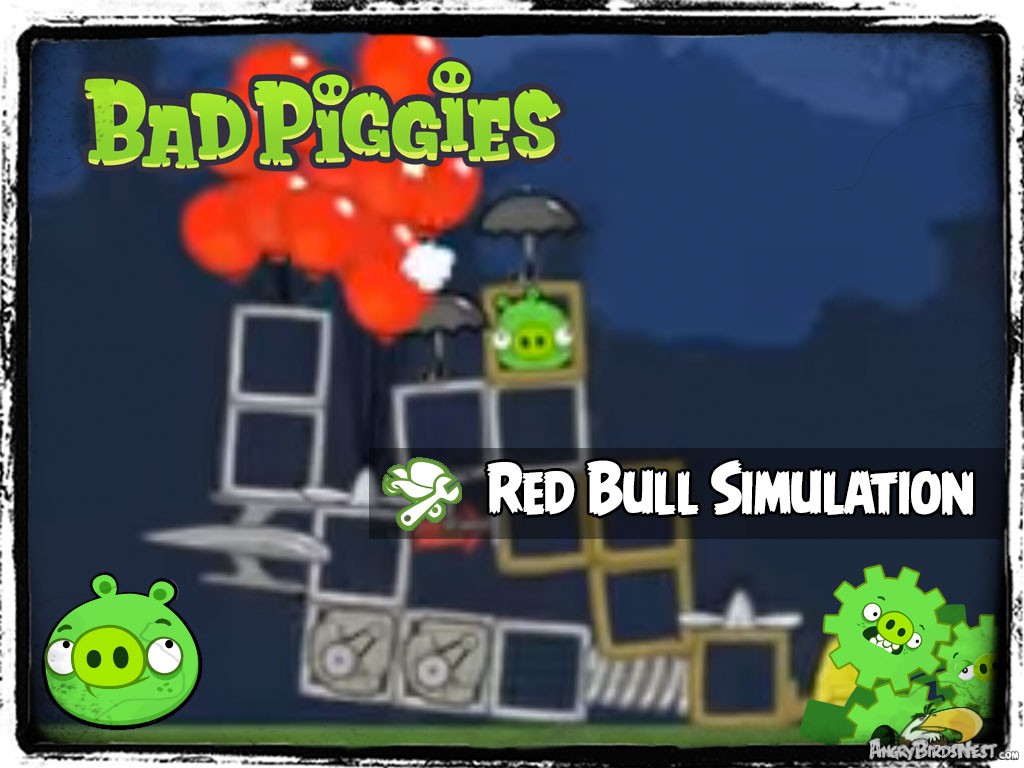 Bad Piggies 32 - Pigineering Red Bull Stratos Simulation