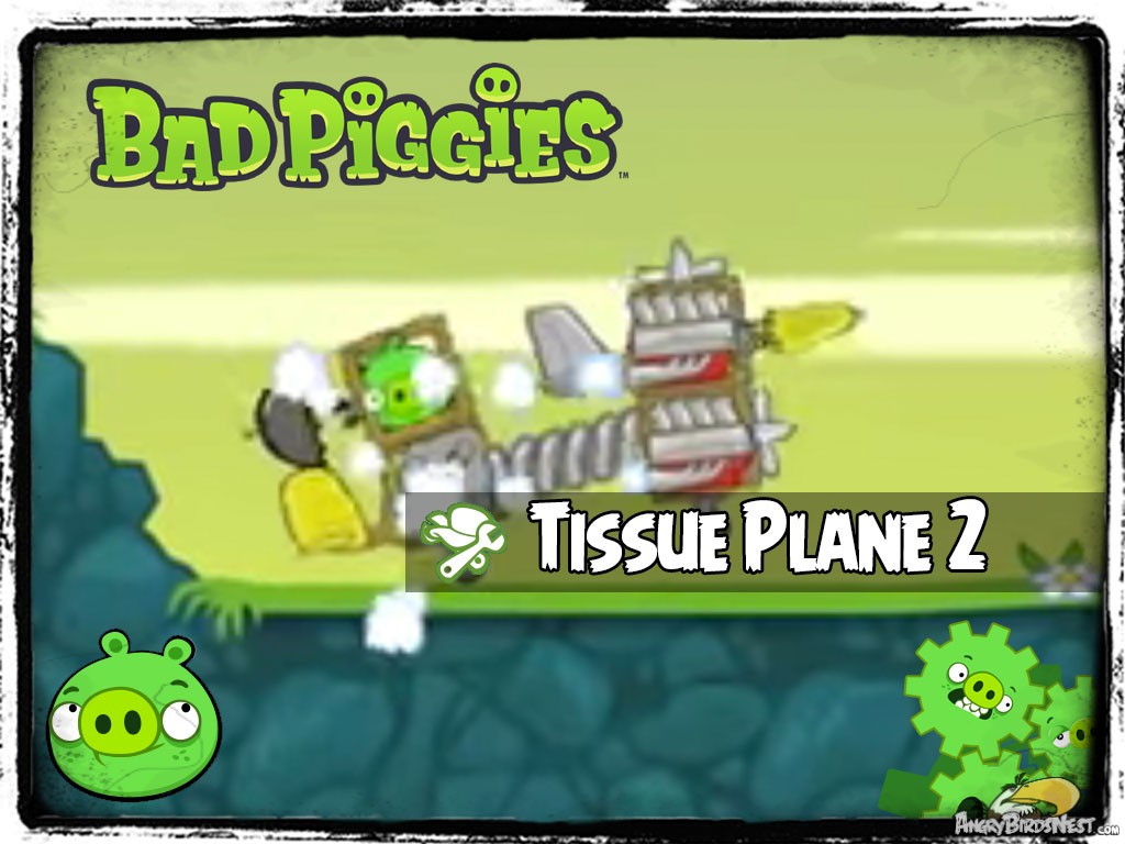 Bad Piggies 36 - Pigineering Road Hogs Horizontal Tissue Box Plane