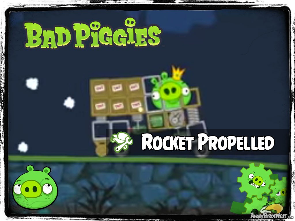 Bad Piggies 37 - Pigineering Rocket Propelled Grenade vs Truck