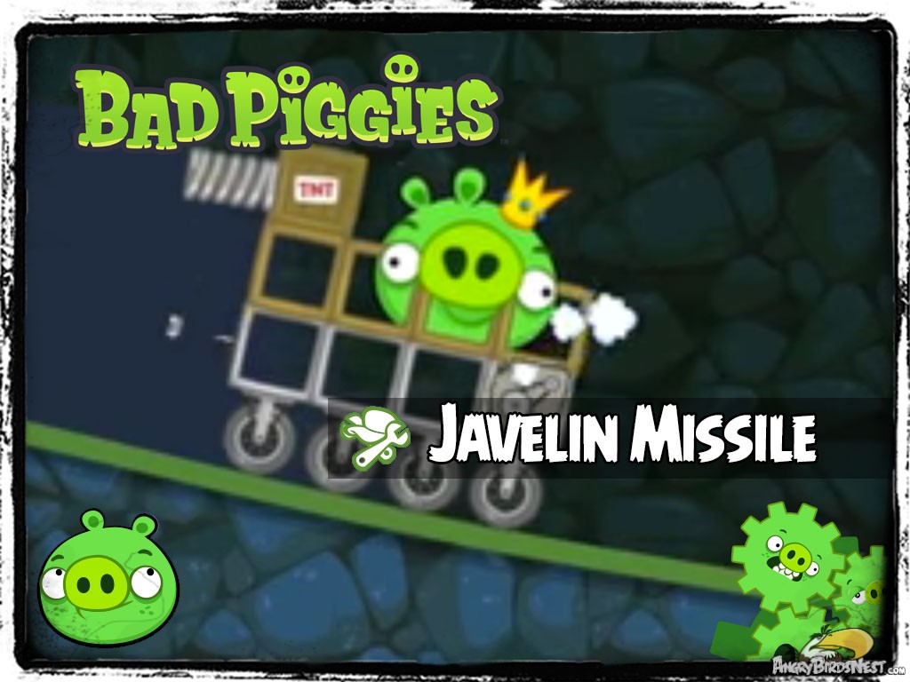Bad Piggies 39 - Pigineering Javelin Missile vs Tank