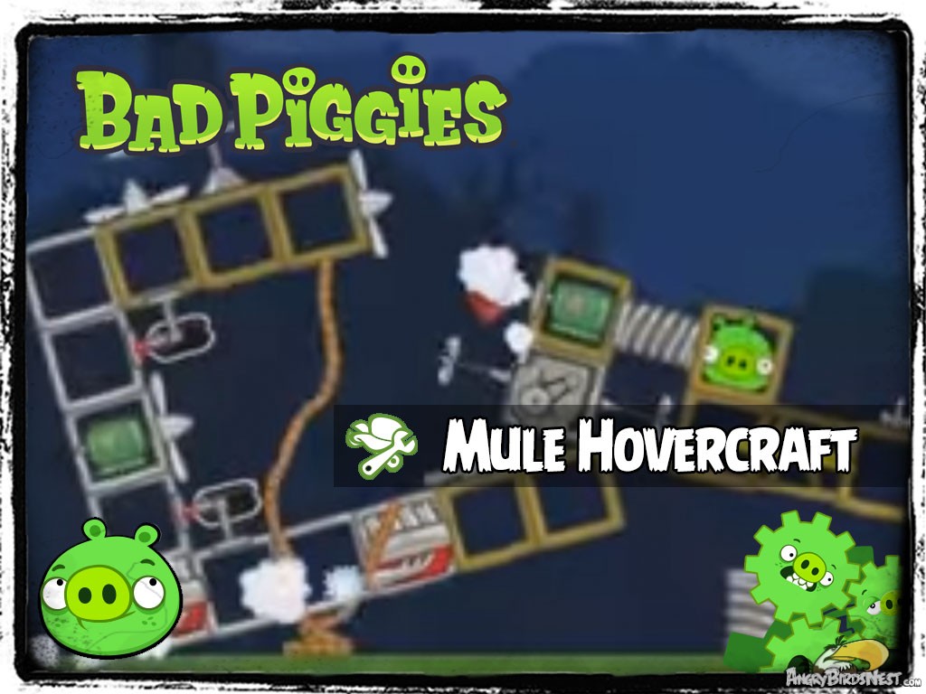 Bad Piggies 39 - Pigineering Mule Hovercraft From Serenity & Barn Swallow