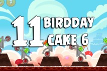 Angry Birds Birdday Party Cake 6 Level 11 Walkthrough
