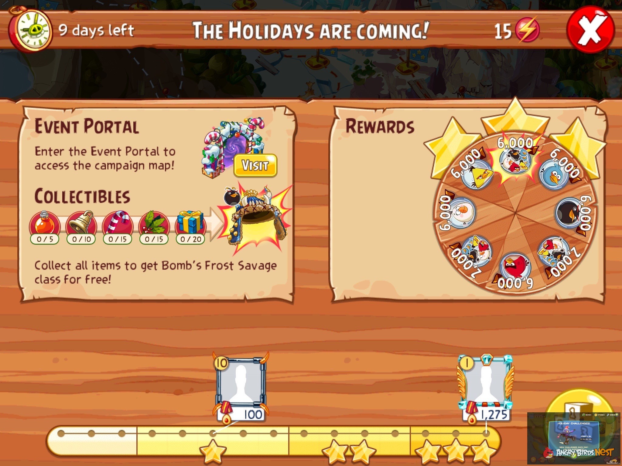 Angry Birds Epic The Holidays Are Coming! Rewards