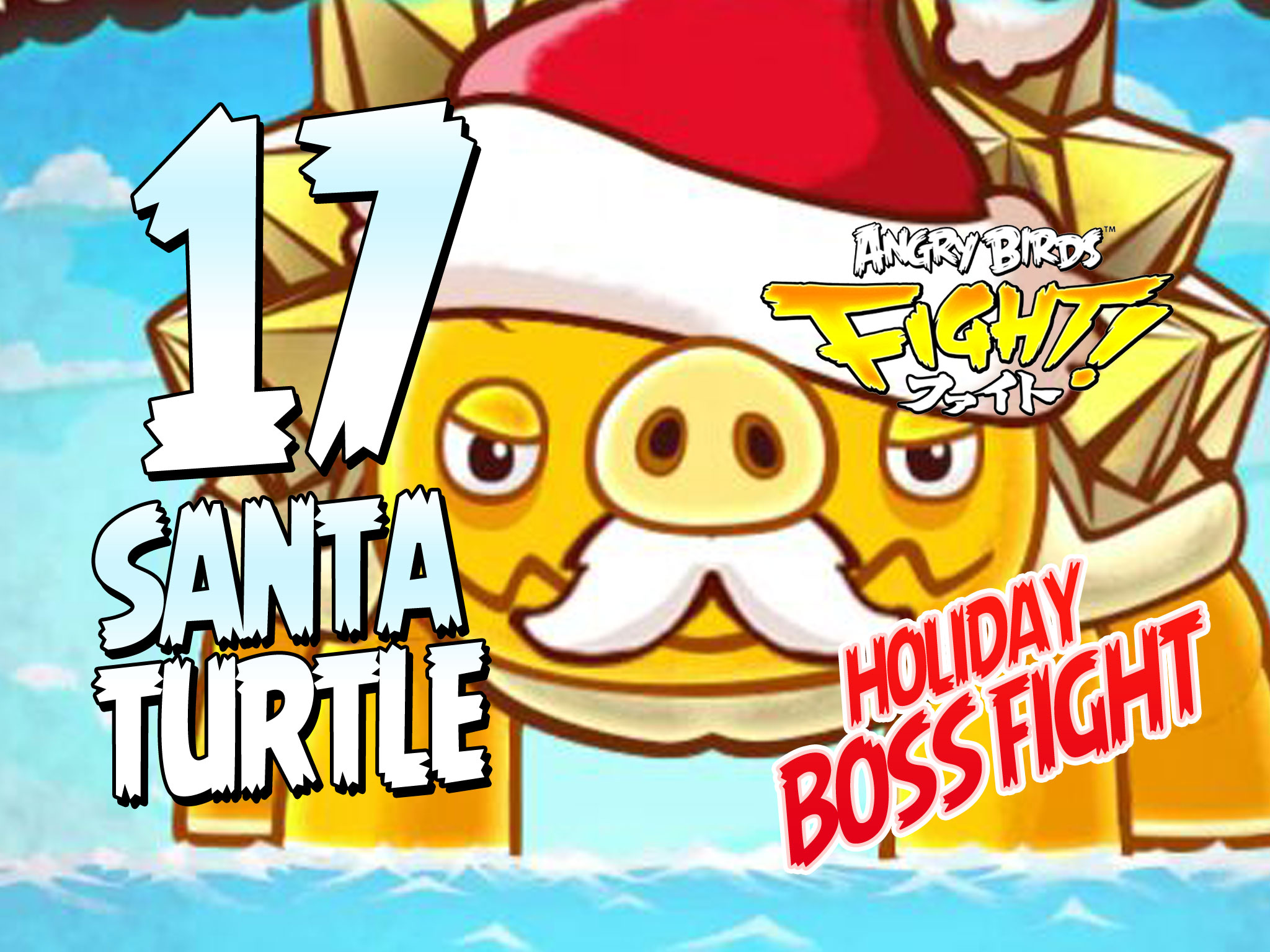 Angry Birds Fight Rare Santa Turtle Boss Battle! Holiday Updatet