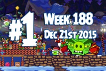 Angry Birds Friends 2015 Holiday Oink Tournament Level 1 Week 188 Walkthrough