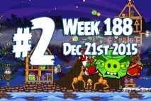 Angry Birds Friends 2015 Holiday Oink Tournament Level 2 Week 188 Walkthrough