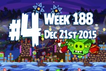 Angry Birds Friends 2015 Holiday Oink Tournament Level 4 Week 188 Walkthrough