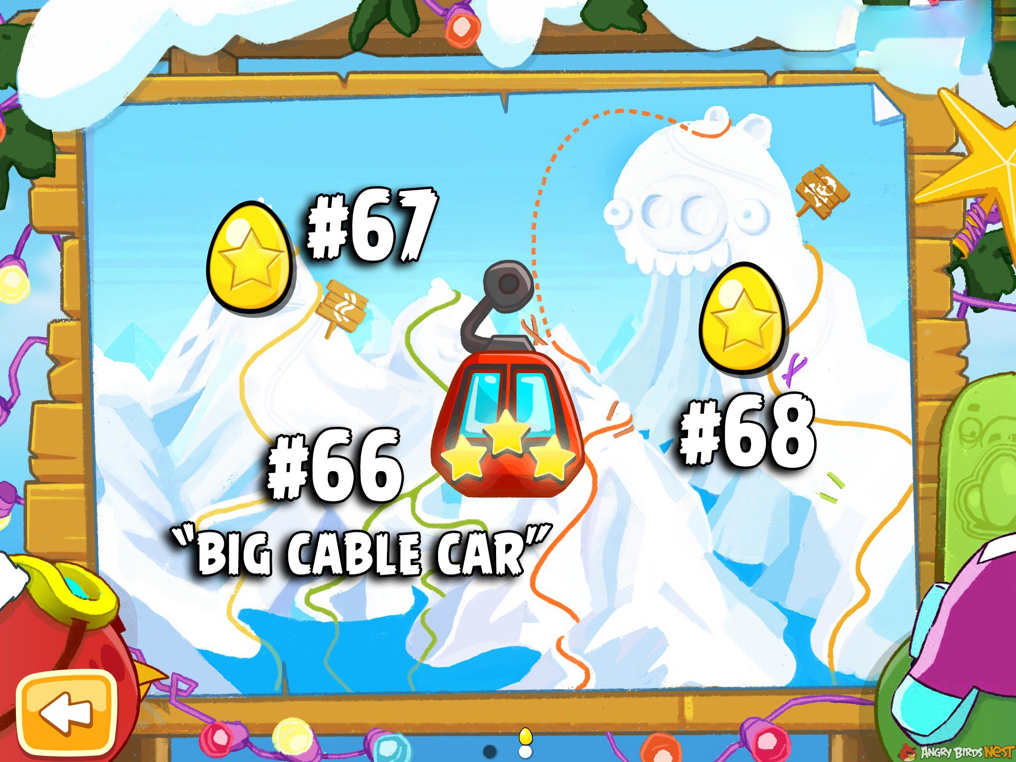 Angry Birds Seasons Ski or Squeal Golden Egg page final