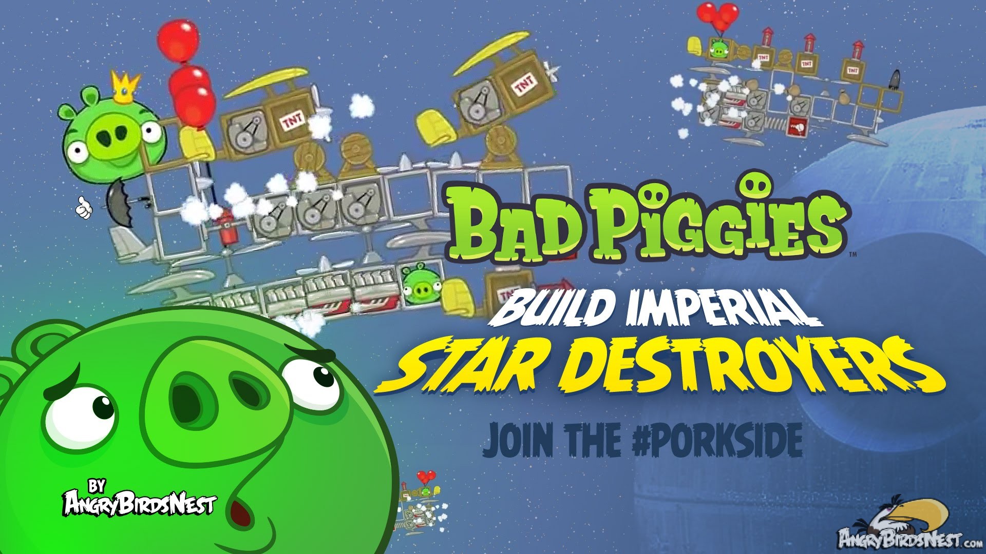 Pigineering Empire Hires Bad Piggies to Build Next Generation Star Destroyers