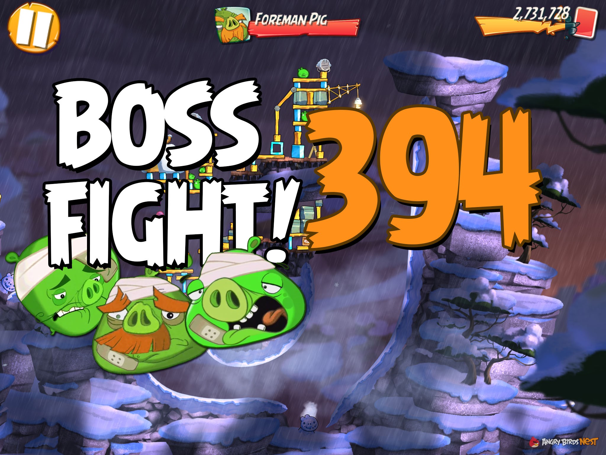 Angry Birds 2 Boss Fight Level 394