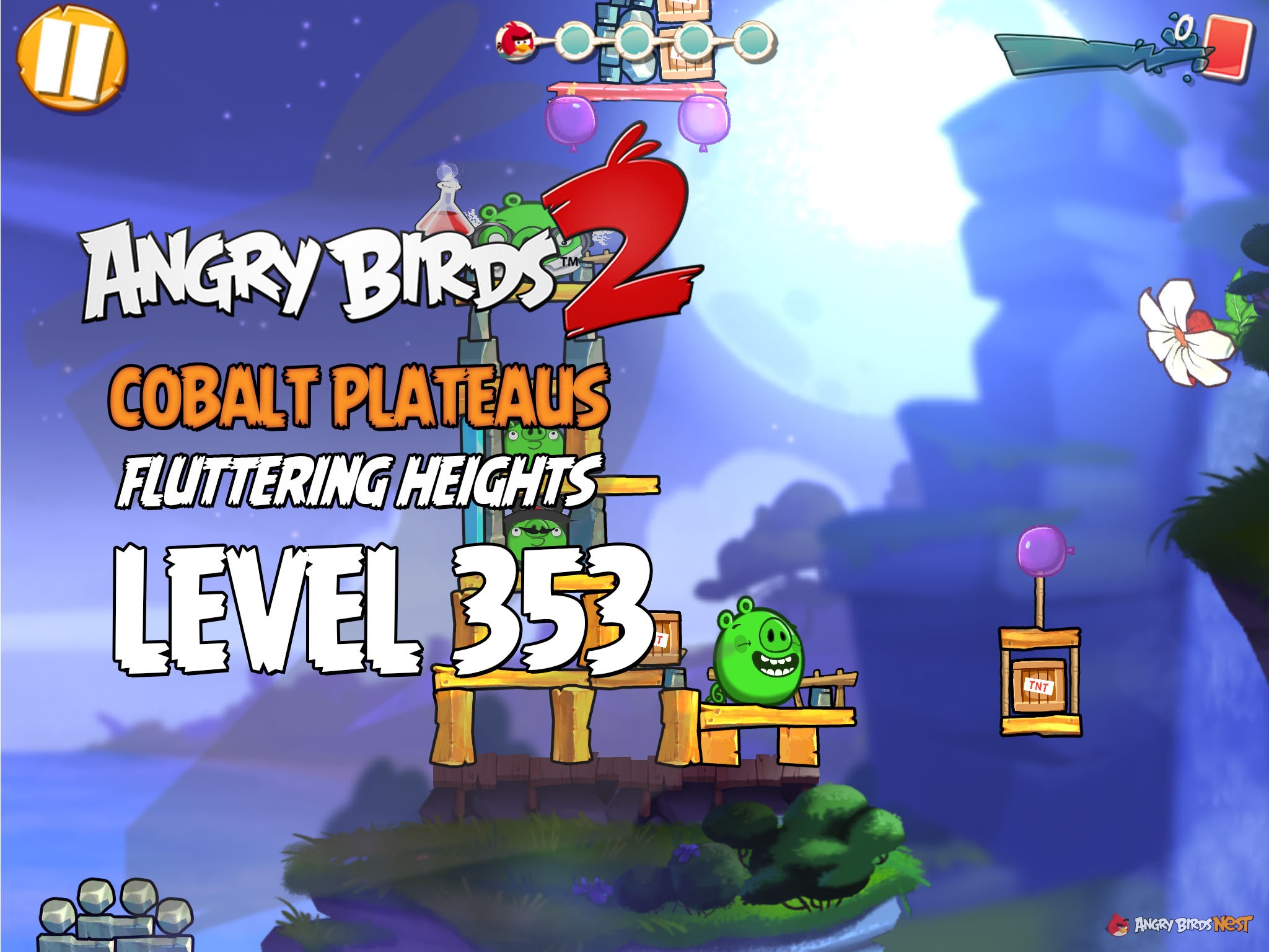 Angry Birds 2 Cobalt Plateaus Fluttering Heights Level 353