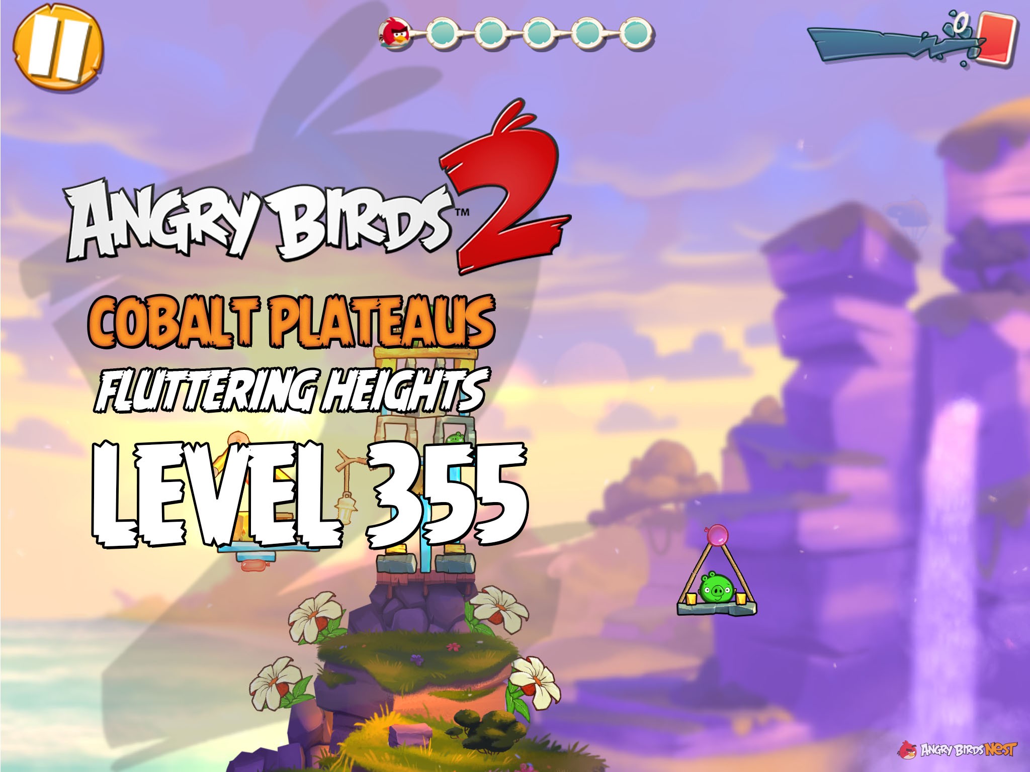 Angry Birds 2 Cobalt Plateaus Fluttering Heights Level 355