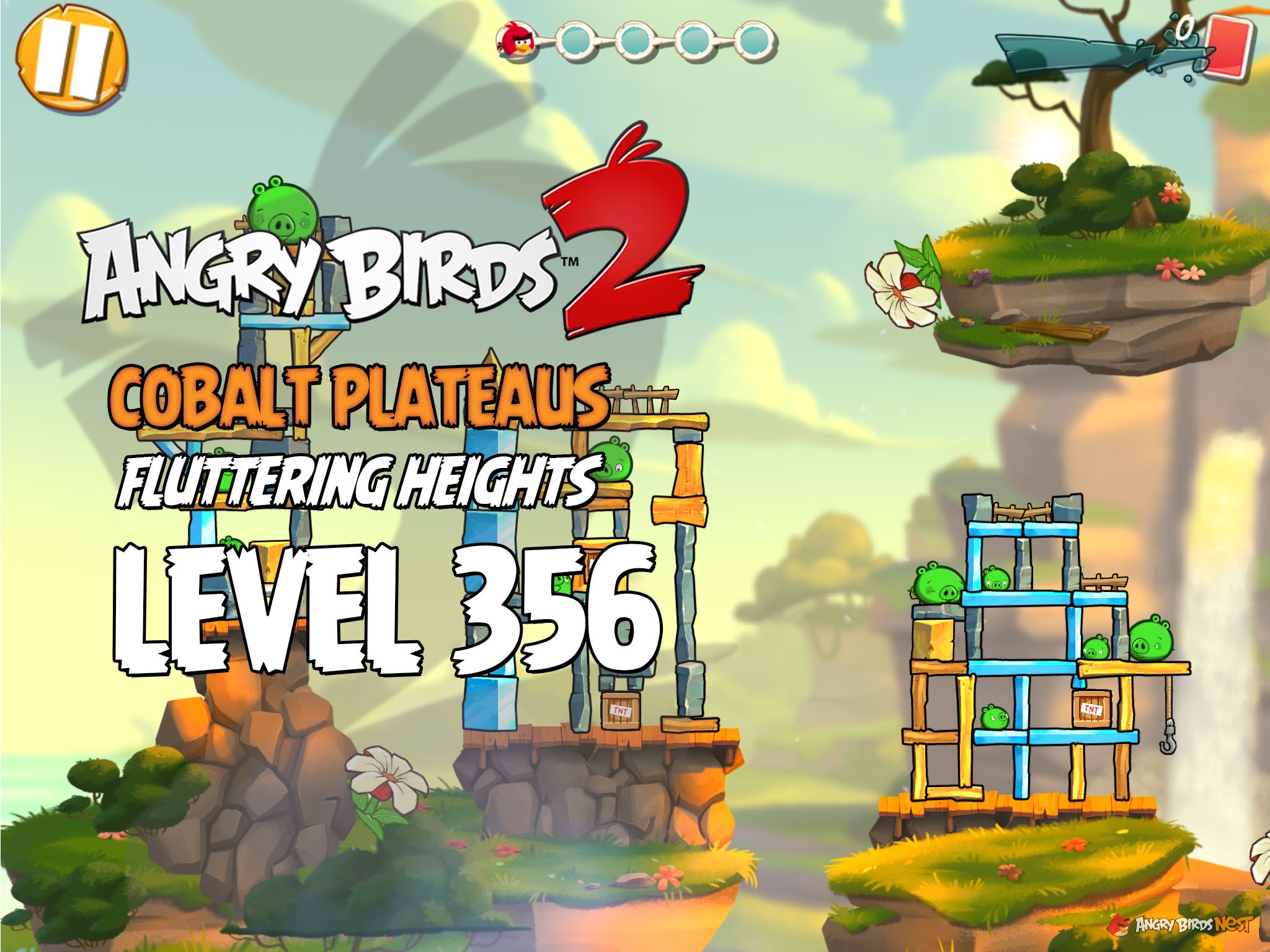 Angry Birds 2 Cobalt Plateaus Fluttering Heights Level 356