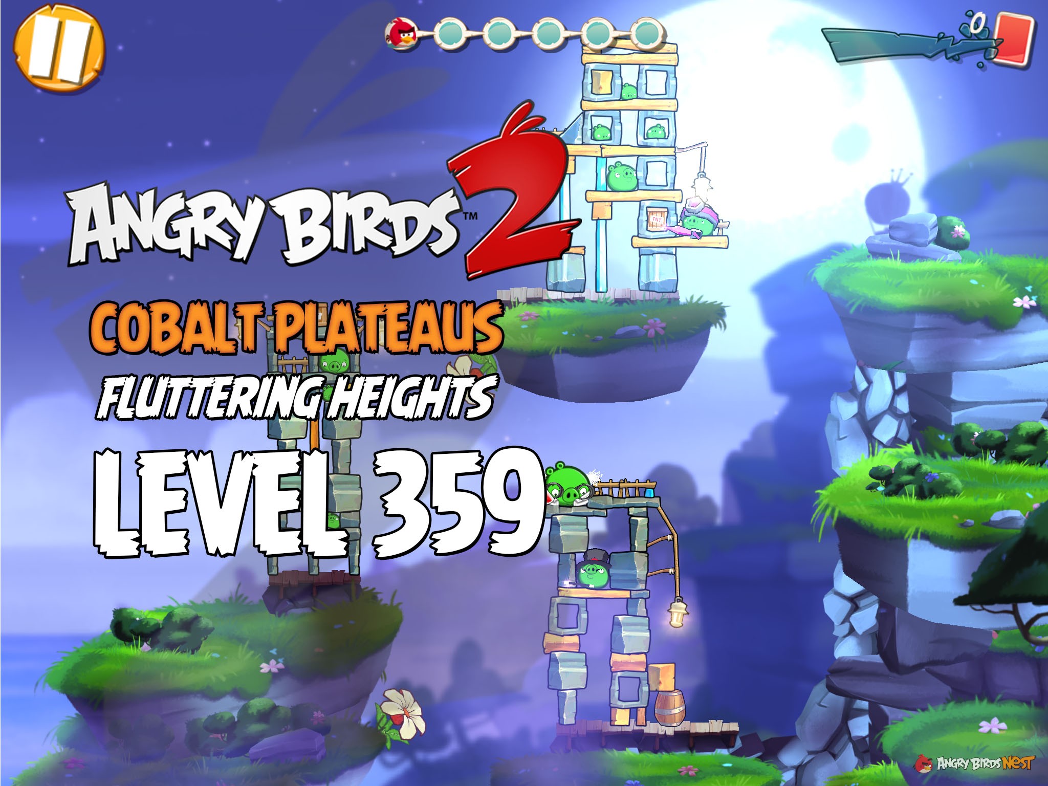 Angry Birds 2 Cobalt Plateaus Fluttering Heights Level 359