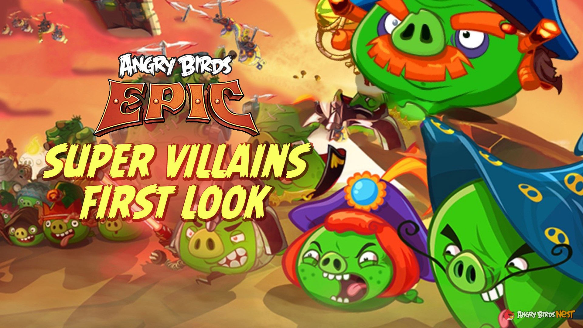 Angry Birds Epic Super Villains of Piggy Island Event First Look