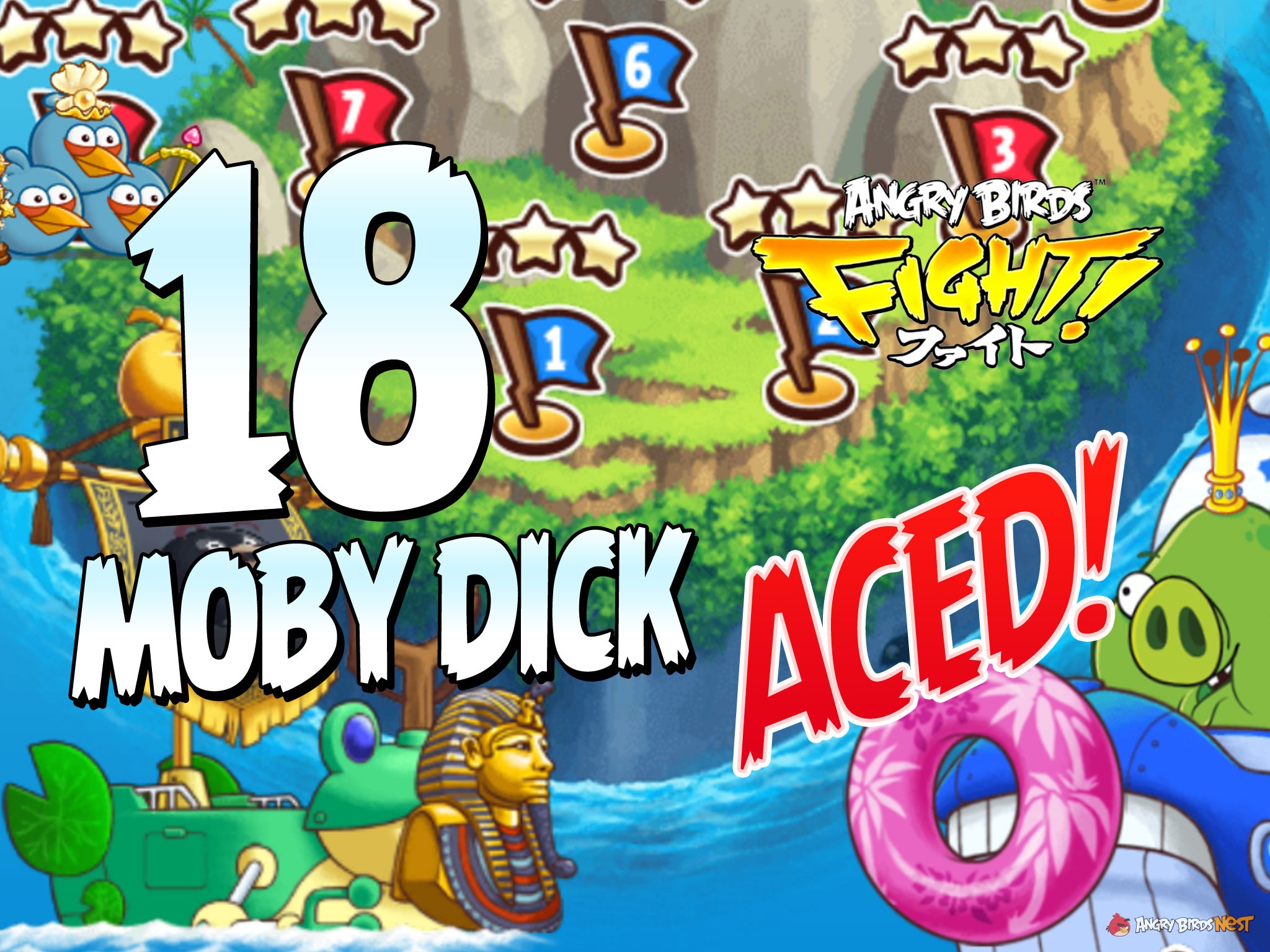 Angry Birds Fight Gameplay Part 18 Mody Dick Island ACED Featured Image