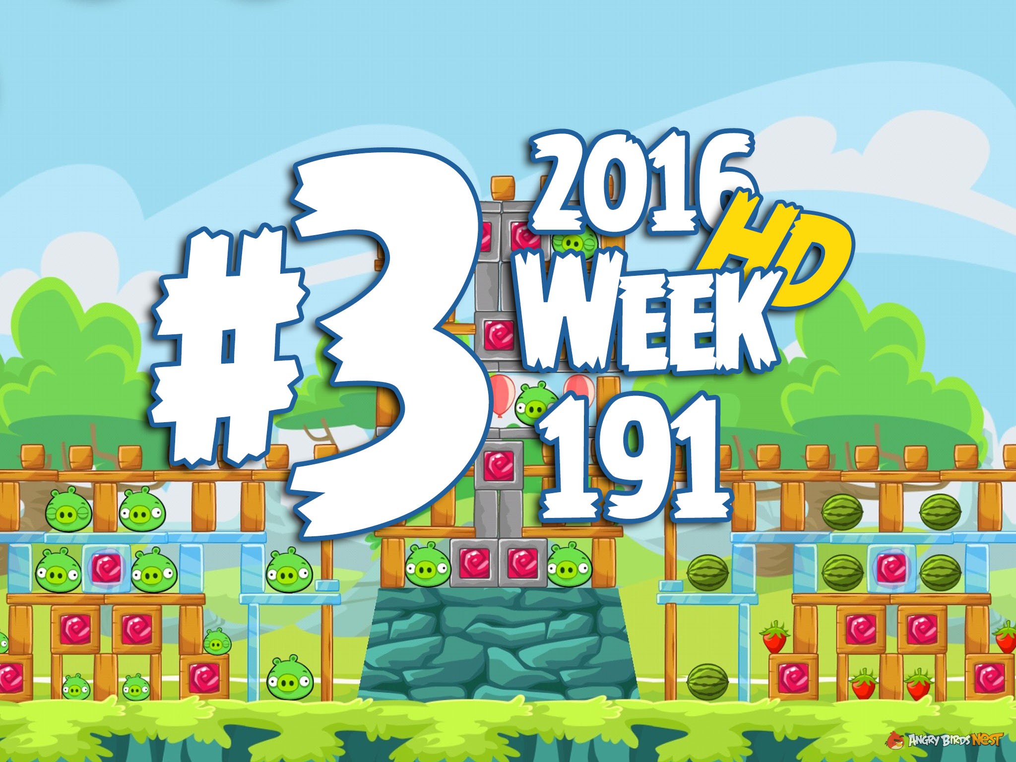 Angry Birds Friends Tournament Level 3 Week 191