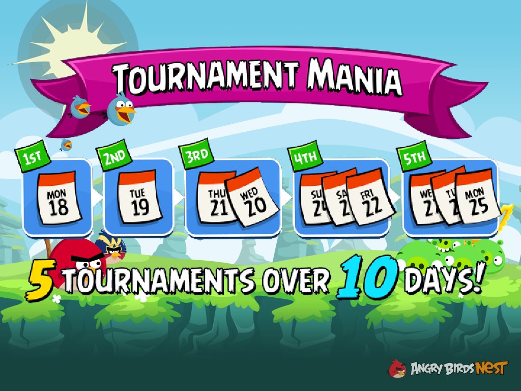 Angry Birds Friends Upcoming Tournament Mania and more!