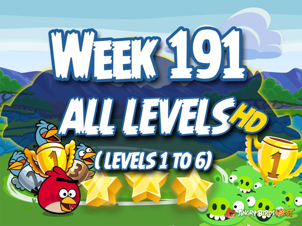 Angry Birds Friends Week 191 Non Power Up Compilation