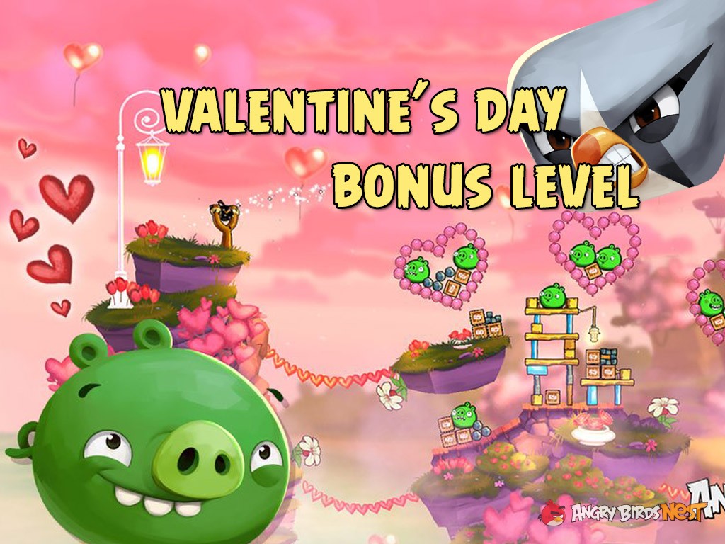 Angry Birds 2 Valentine's Day 2016 Bonus Level