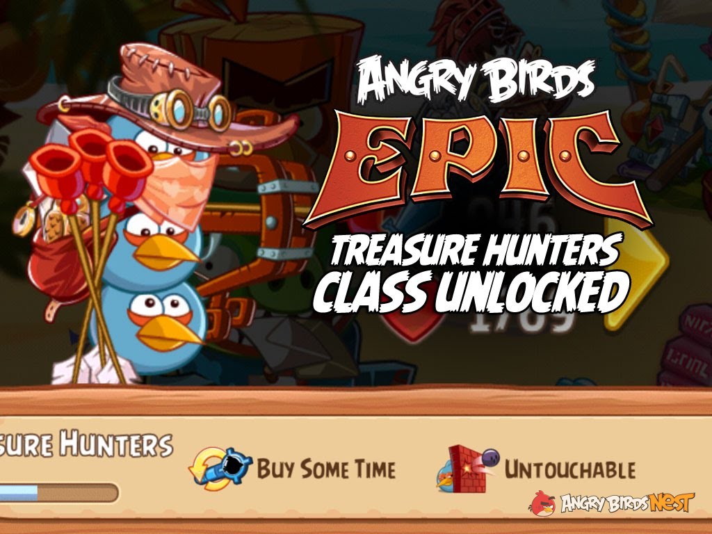 Angry Birds Epic Blues Treasure Hunters Class Unlocked