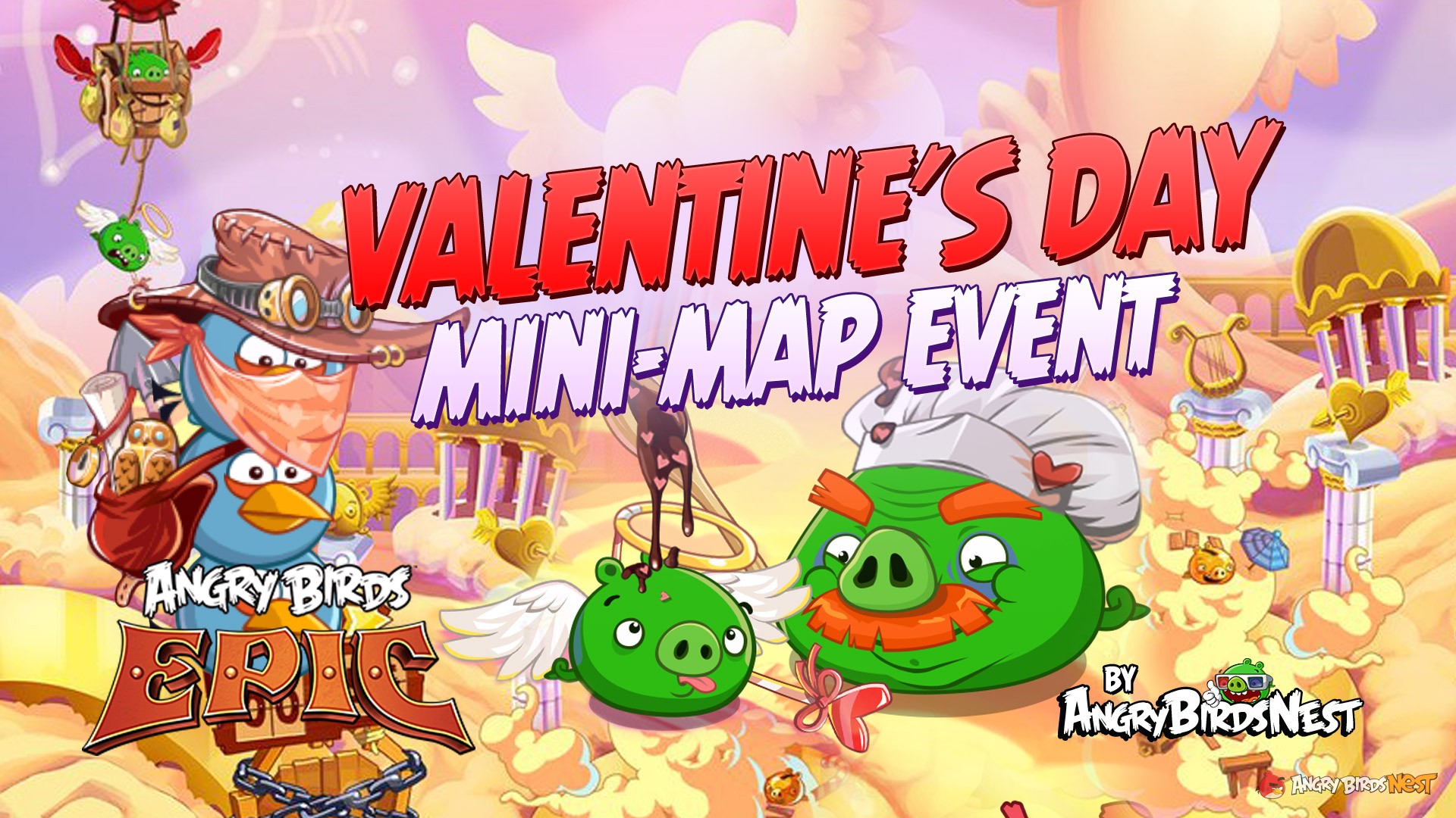 Angry Birds Epic Special Valentines Day Event - 1920x1080