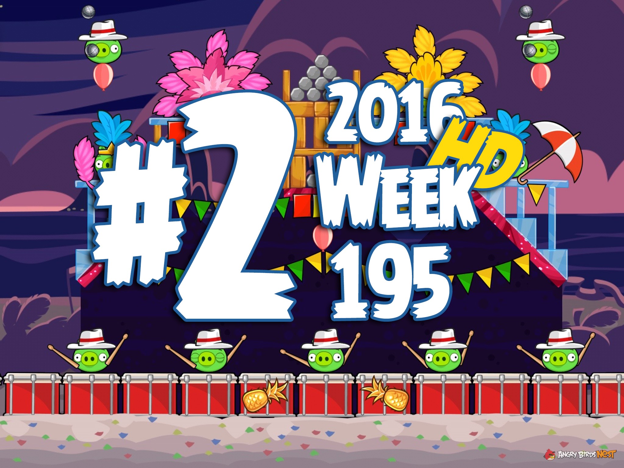 Angry Birds Friends Week 195 Level 2