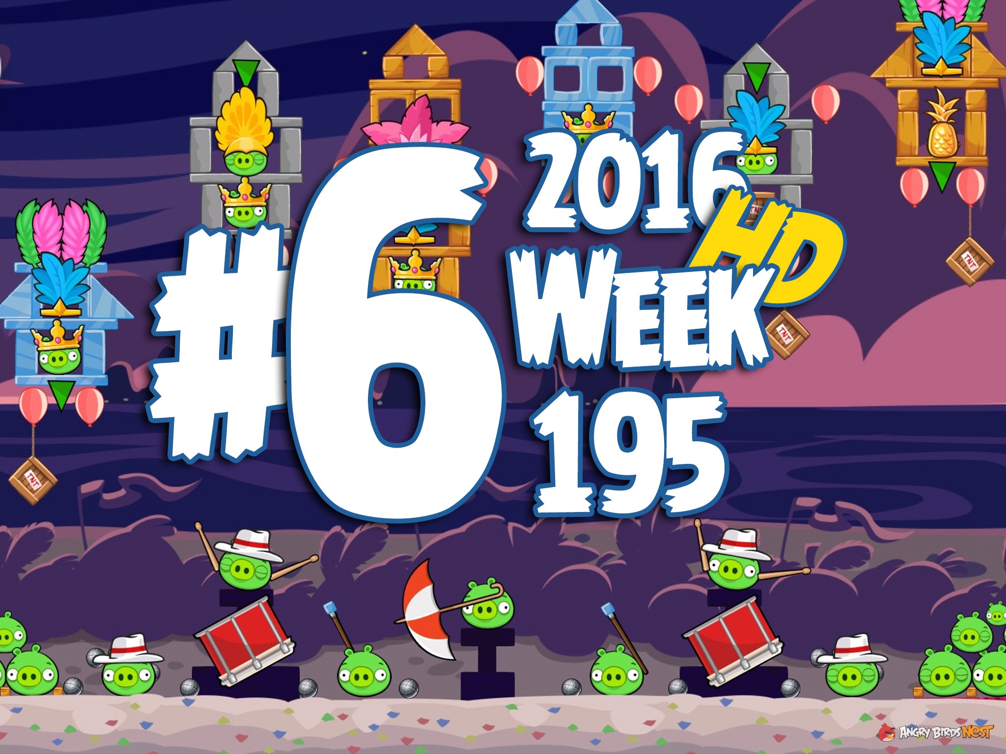Angry Birds Friends Week 195 Level 6